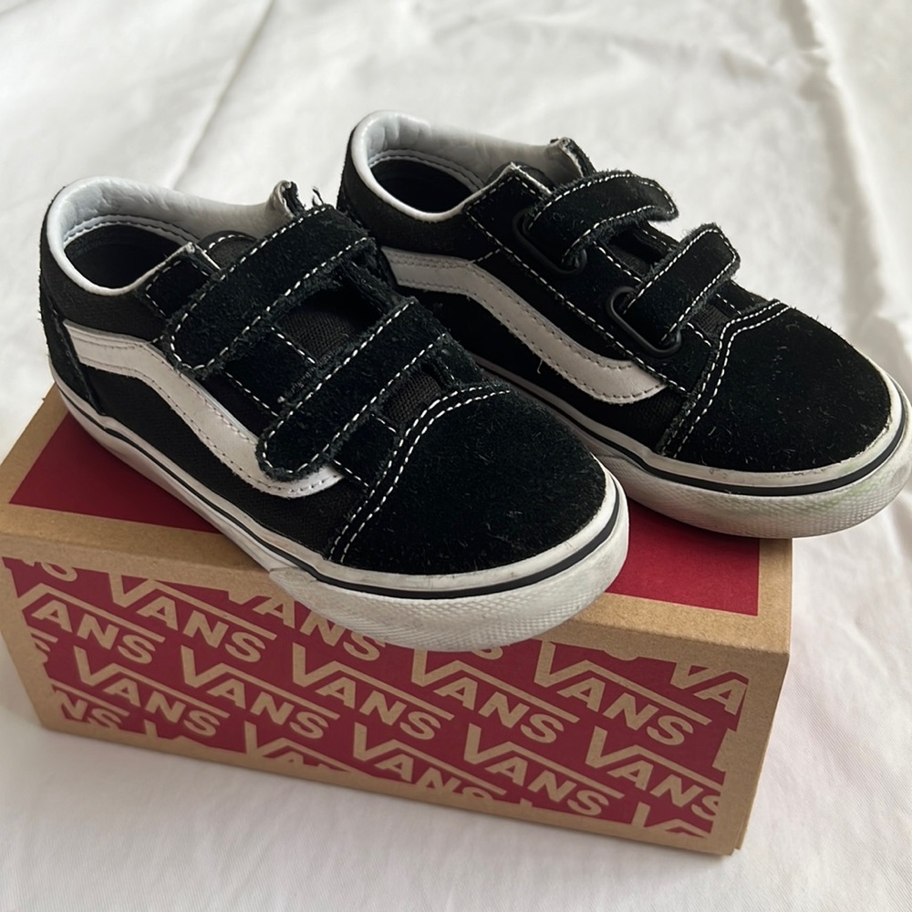 Vans toddler boy shoe, 8.5c, classic slip-on